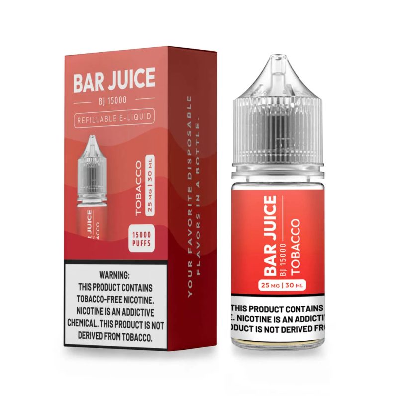 Bar Juice Tobacco Salts 30ml E Juice jpg