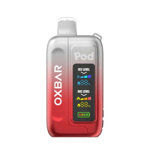 Clear Ruby Red OXBAR 35K Ice Nic Control Pod Juice