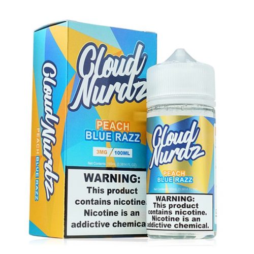 Cloud Nurds Ejuice 100ml Peach Blue Razz 1 68902.1581384705 e1585778167902