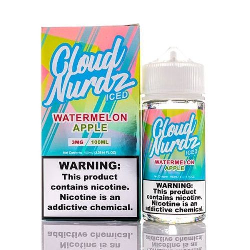 Cloud Nurdz ICED Apple Watermelon 100ml 3 6 mg 1