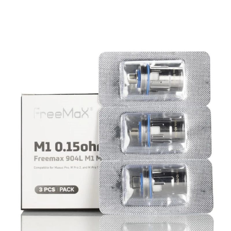 Freemax Maxus Pro M1 0.15ohm Replacement Coil 3 Pack S 1 1400x f83e9f52 52d9 4e0b 985c 8a4162ed4657