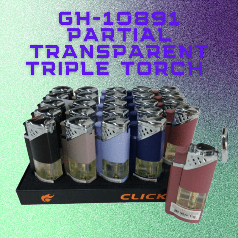 GH 10891PARTIALTRANSPARENTTRIPLETORCH