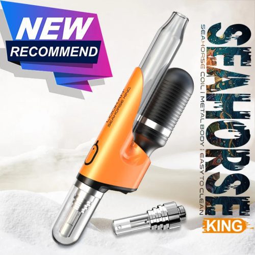 LOOKAH Seahorse King Electric Nectar Collector Orange