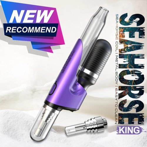 LOOKAH Seahorse King Electric Nectar Collector Purple