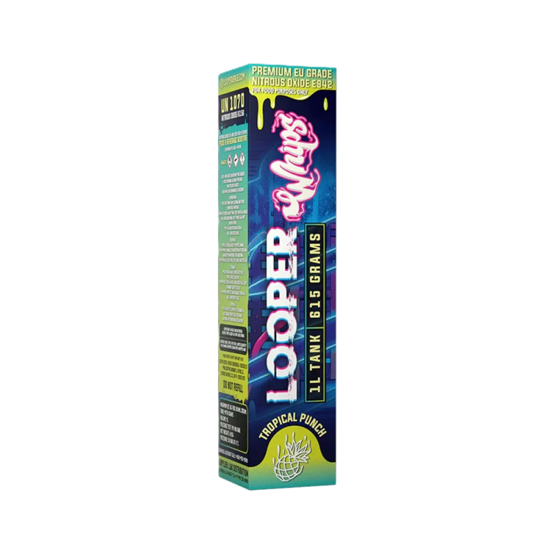 Looper Whips Cream Chargers 615g N2O Tank tropical punch