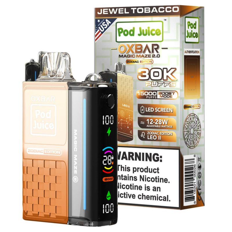 OXBAR Magic Maze 2.0 30000 Puff Disposable Jewel Tobacco 58627