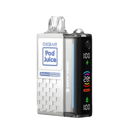 Oxbar X Pod Juice Magic Maze 2.0 30k Disposable Vape Clear Blue