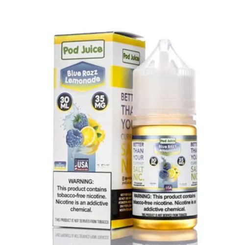 Pod Juice Salt Blue Razz Lemonade 30ml 55mg in pakistan