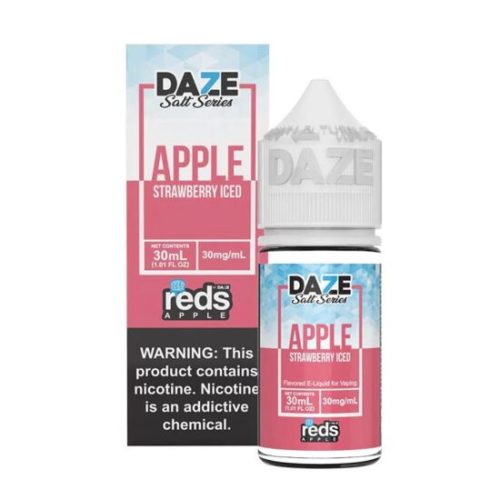 Reds Apple Strawberry Iced Salt Juice By Daze 30ml 30mg 550x550 1