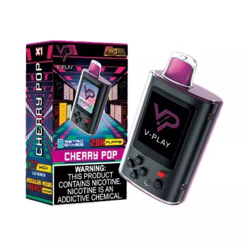 craftbox v play 20k puffs disposable cherry pop 1