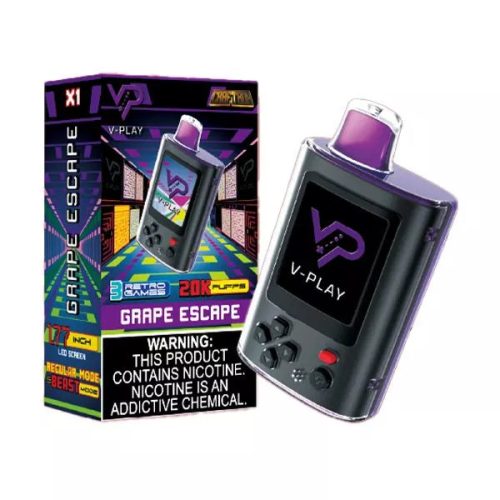 craftbox v play 20k puffs disposable grape escape 1