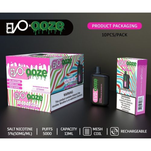 evo bar x ooze et5000 disposable vape 10ct display buy 9 get 1 free a28619 900x900 0