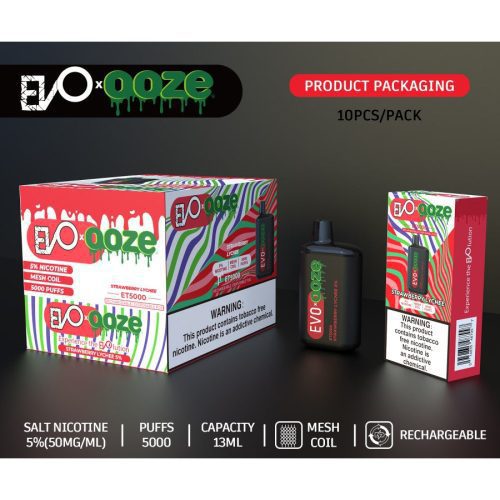 evo bar x ooze et5000 disposable vape 10ct display buy 9 get 1 free a28622 900x900 0