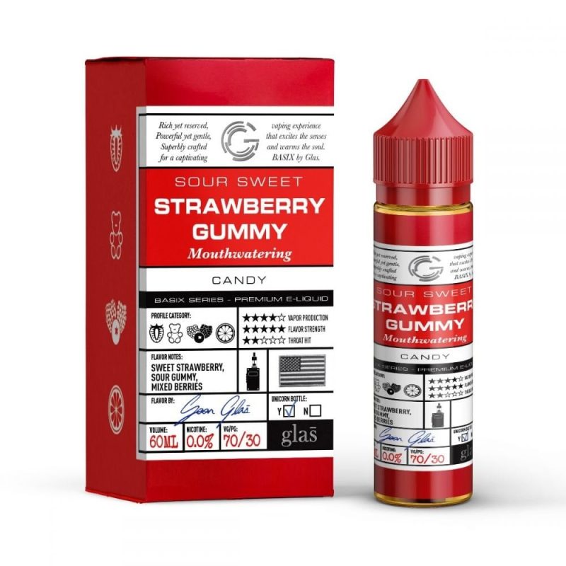 glas vapor basix strawberry blast 60ml vape juice p5001 8738 image