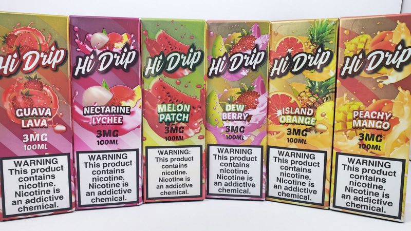 hi drip eliquid all flavors