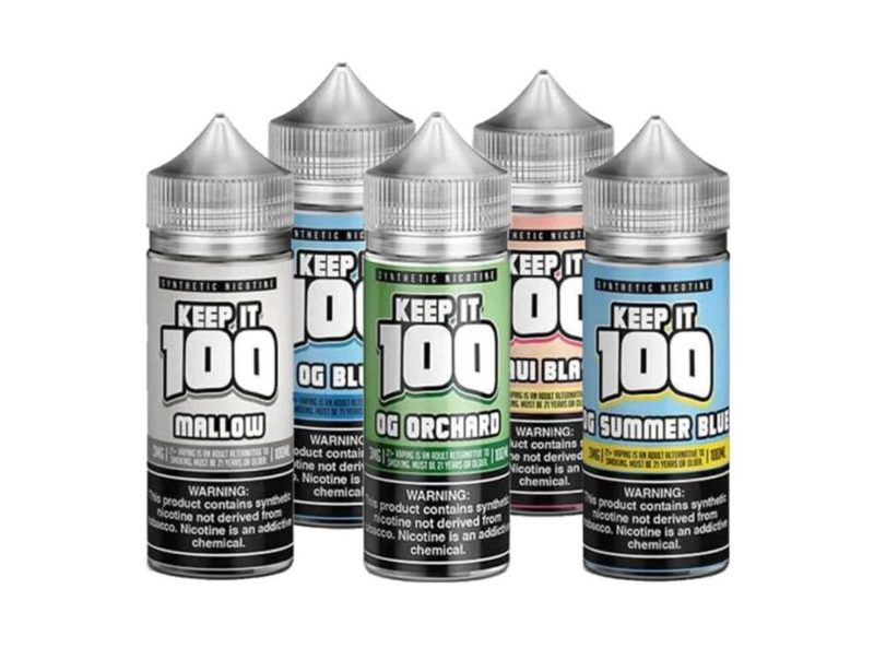 keep it 100 synthetic nicotine e liquid 100ml 48801.1673152498