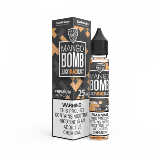 mango bomb vgod saltnic 30ml