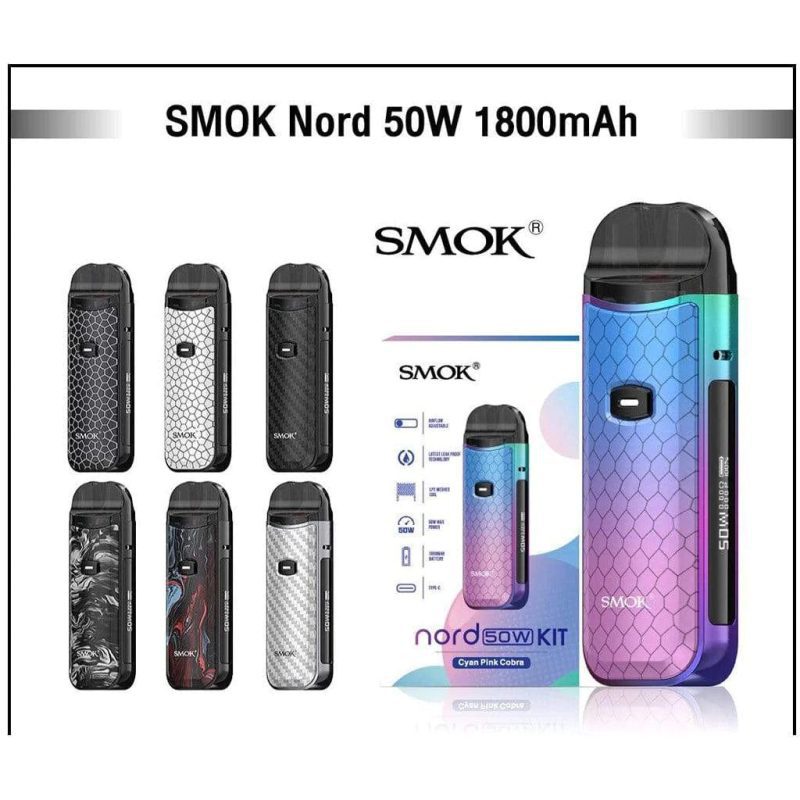 smok nord 50w pod kit 2ml crc pod systems 32241768267929 1024x fa001cba be36 4e49 9443 e9caca43d1fb