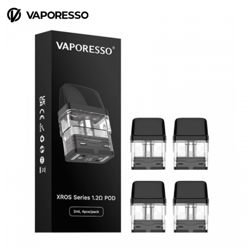 vaporesso xros replacement pods 2ml 4ct pk 1427